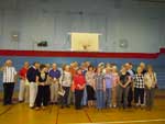 Jean with classmates at Campbell High '61 Reunion, October, 2011
