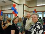 Jean with classmates at Campbell High '61 Reunion, October, 2011